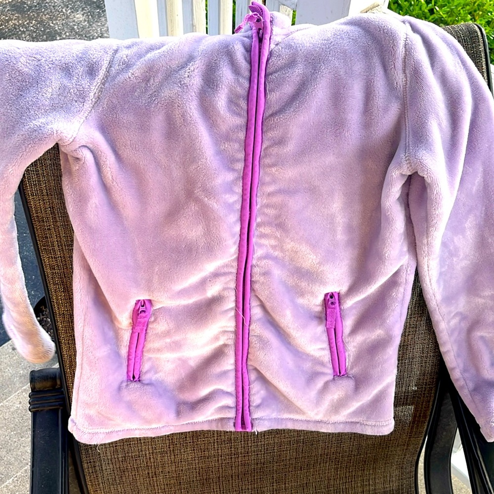 Purple mauve girls lightweight jacket 14-16. Lands End